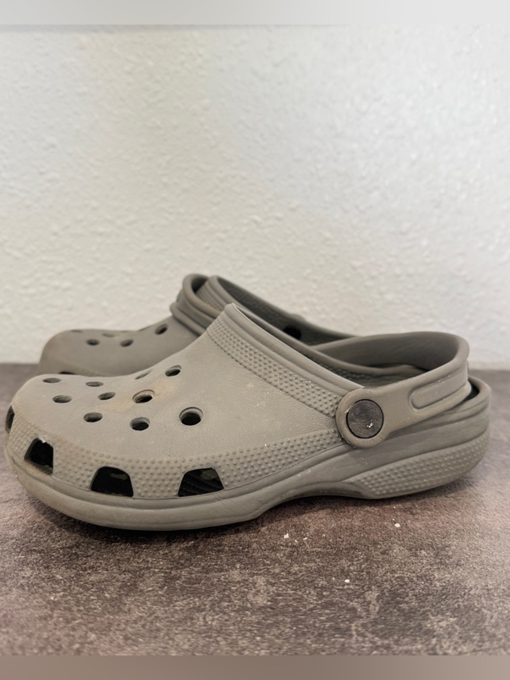 Crocs Kids Slip-On Clog - Gray 3J